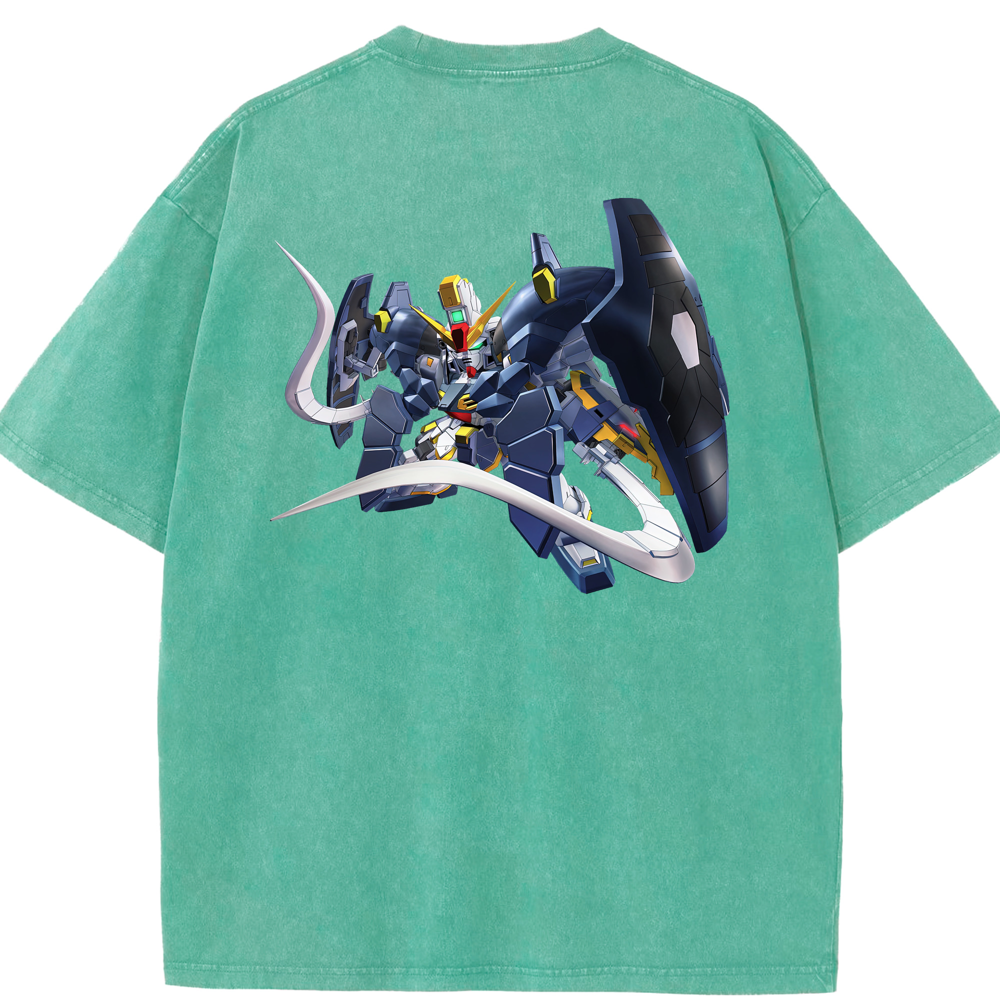 （画像用） 機動戦士ガンダム Mobile Suit Gundam 綿100% ヴィンテージ風 半袖Tシャツ（背面プリント）